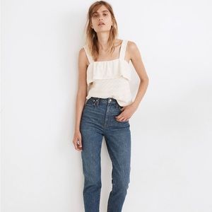 Madewell Ruffled Tank-top | Size L